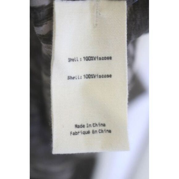 L'Agence Womens Printed Collar Long Sleeve Button Down Shirt Brown Size S - Picture 7 of 7